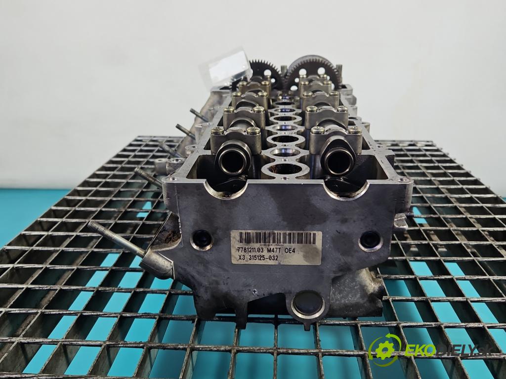 Bmw 3 E90 2005-2013 2.0d (M47): 163 HP manual 120 kW 1995 cm3 5- Hlava: motora 7785876