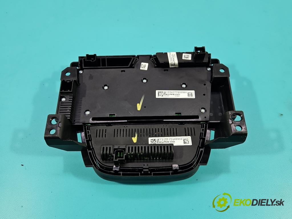 Opel Meriva B 2010-2017 1.4 16V 101 HP manual 74 kW 1398 cm3 5- Radio originál 23348239