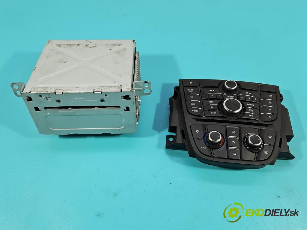 Opel Meriva B 2010-2017 1.4 16V 101 HP manual 74 kW 1398 cm3 5- Radio originál 23348239