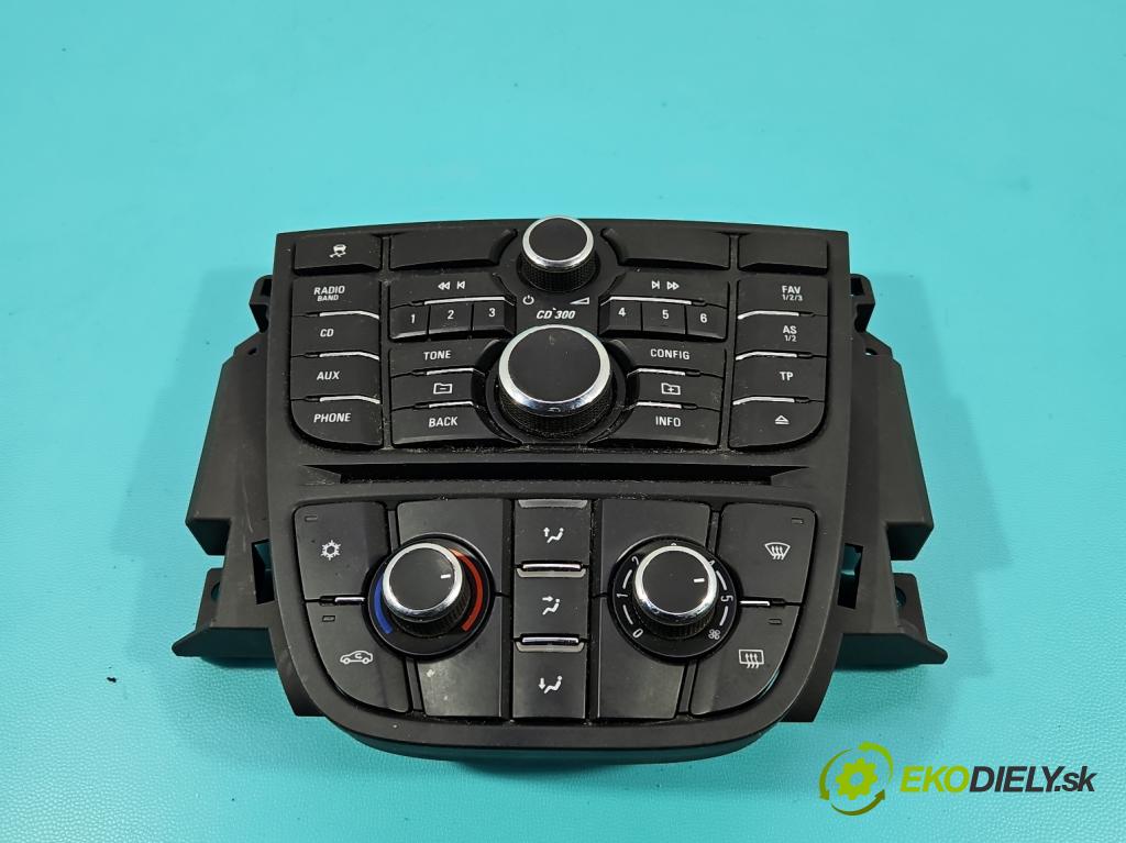 Opel Meriva B 2010-2017 1.4 16V 101 HP manual 74 kW 1398 cm3 5- Radio originál 23348239