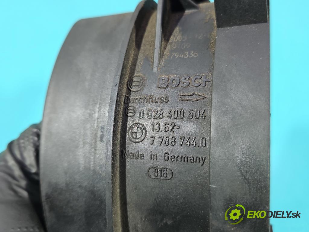 Bmw 3 E90 2005-2013 2.0d 163 HP manual 120 kW 1995 cm3 5- průtokoměr: 0928400504 (Váha vzduchu)