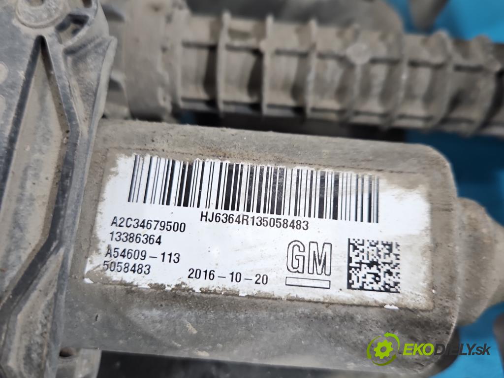 Opel Meriva B 2010-2017 1.4 16V 101 HP manual 74 kW 1398 cm3 5- Brzda manuál: elektrický: 13386364 (Ručná brzda)