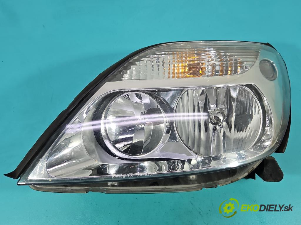 Renault Scenic I 1996-2003 1.6 16V 107 HP manual 79 kW 1598 cm3 5- Reflektor: ľavý  (Kľučka dverí ostatné)