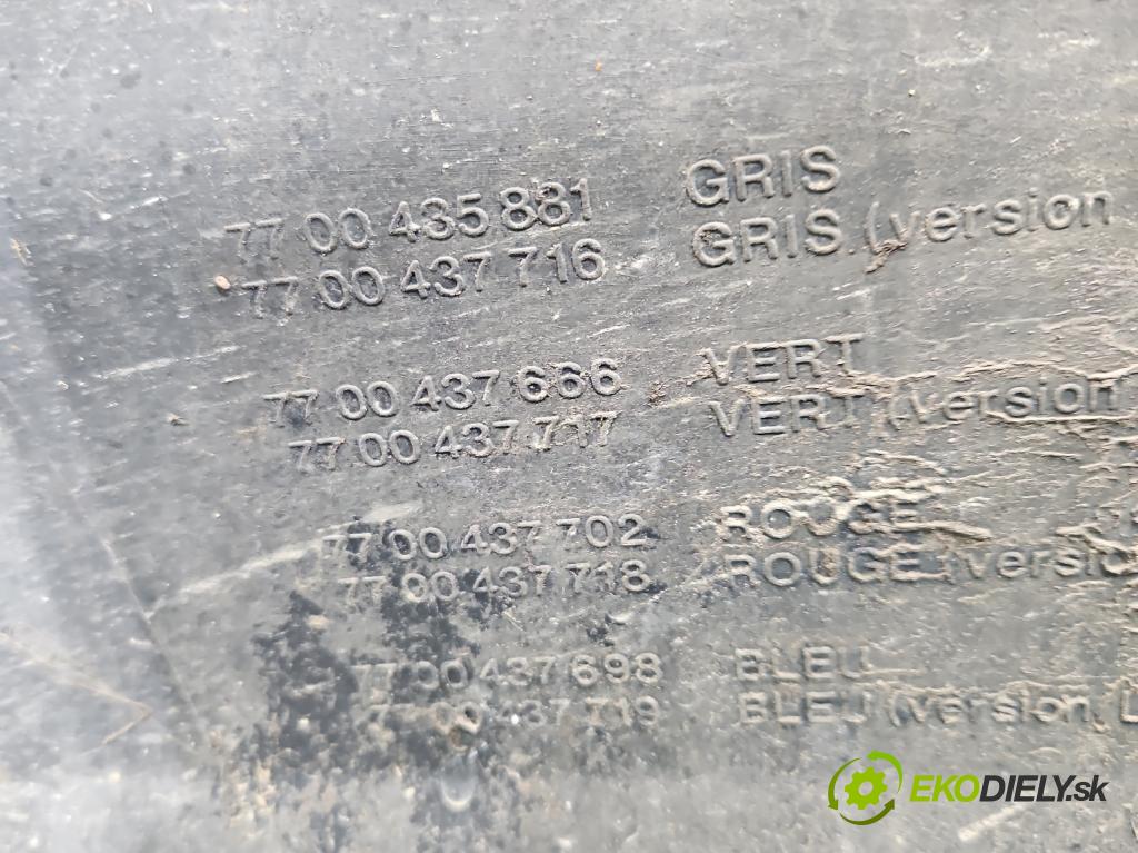 Renault Scenic I 1996-2003 1.9 dci 102 HP manual 75 kW 1870 cm3 5- nárazník predné  (Kľučka dverí ostatné)