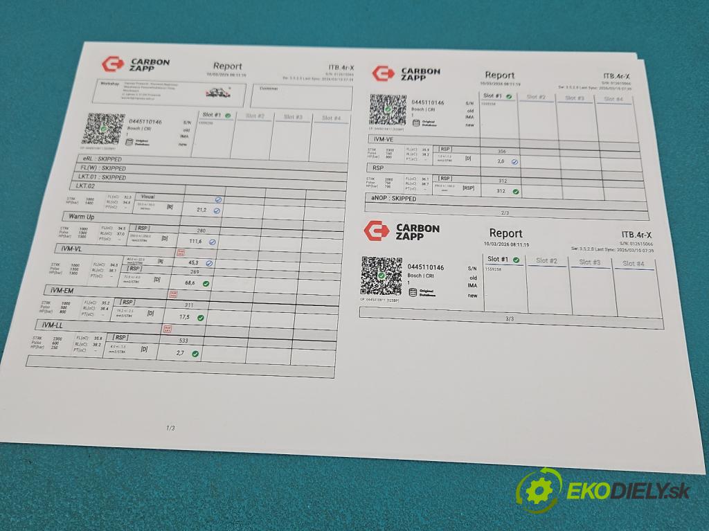 Renault Scenic I 1996-2003 1.9 dci 102 hp manual 75 kW 1870 cm3 5- vstřikovač 0445110146 (Vstřikovač paliva)