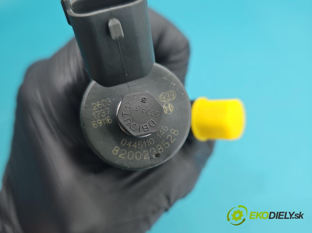 Renault Scenic I 1996-2003 1.9 dci 102 hp manual 75 kW 1870 cm3 5- vstřikovač 0445110146 (Vstřikovač paliva)