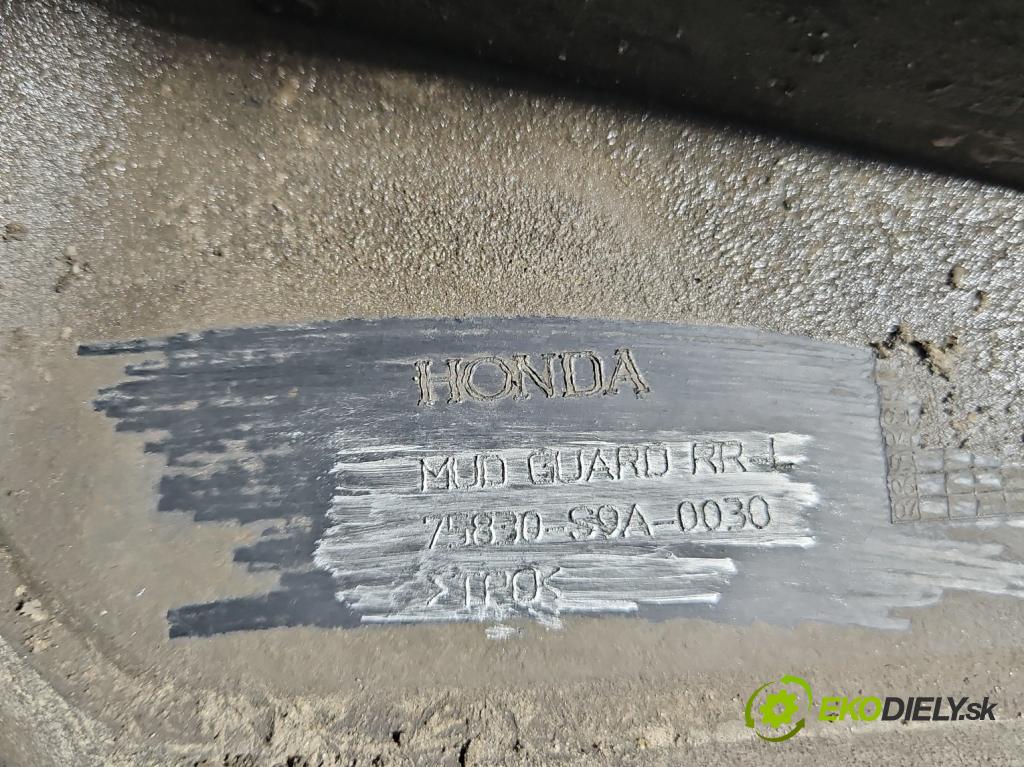 Honda CR-V II 2001-2006 2.0 16V 150 HP manual 110 kW 1998 cm3 5- blatník 75830-S9A-0030