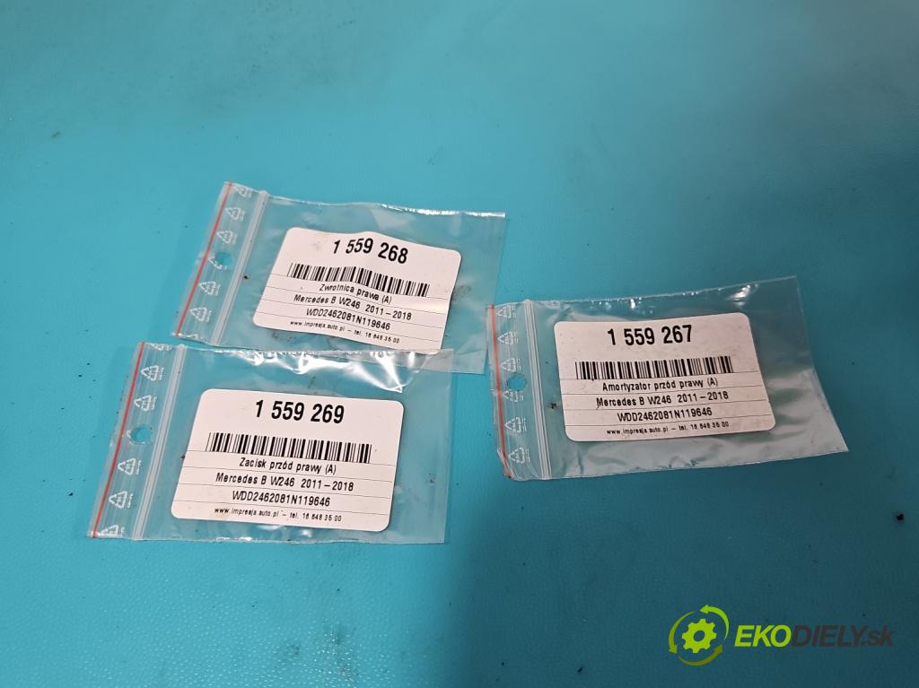 Mercedes B W246  2011-2018 2.1 cdi 136hp automatic 100 kW 2143 cm3 5- tlumič přední pravý  (Klika dveří ostatní)