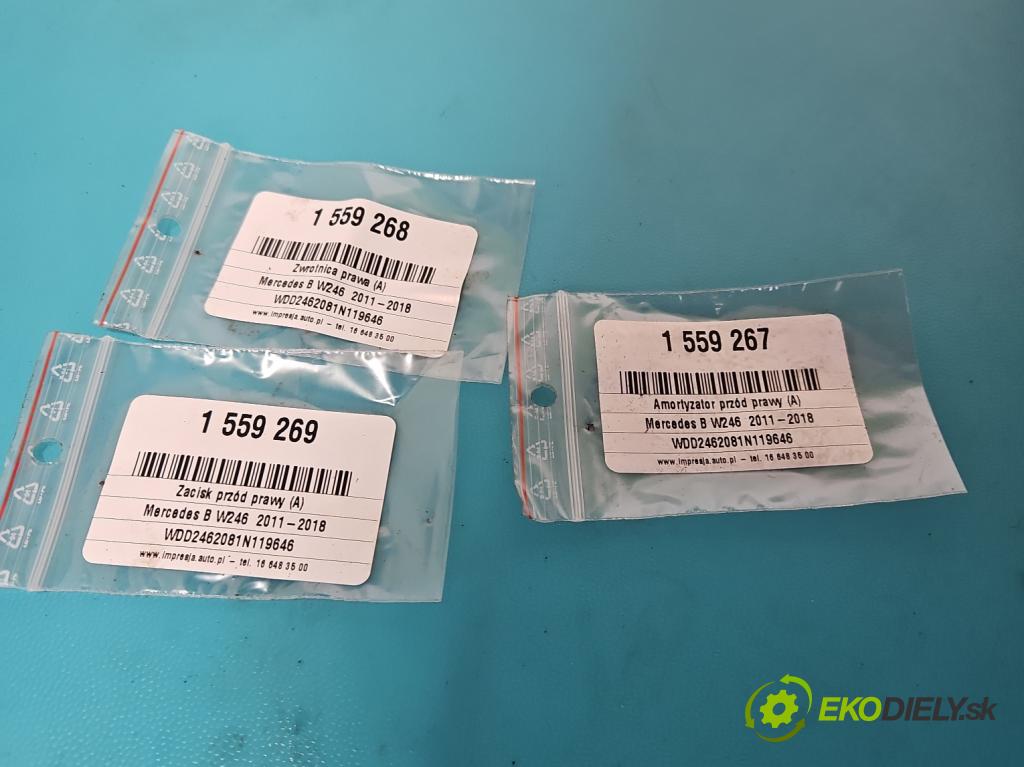 Mercedes B W246 2011-2018 2.1 cdi 136 HP automatic 100 kW 2143 cm3 5- náboj pravé (Náboj kolesa)