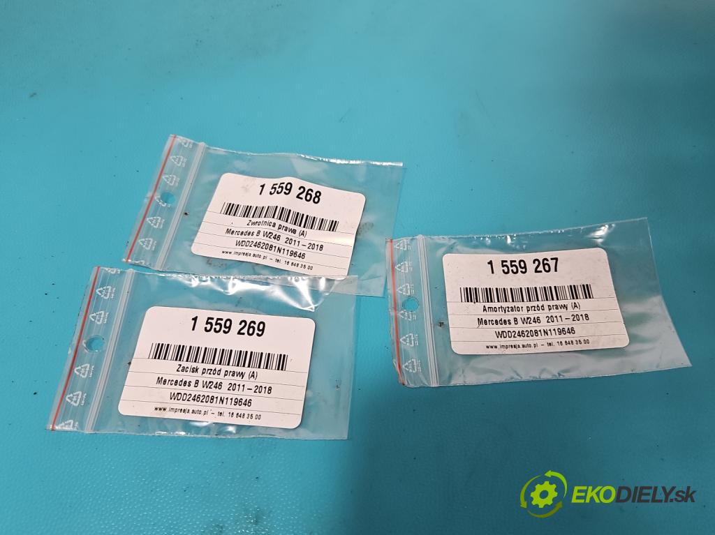 Mercedes B W246  2011-2018 2.1 cdi 136 HP automatic 100 kW 2143 cm3 5- brzdič predné pravý  (Kľučka dverí ostatné)