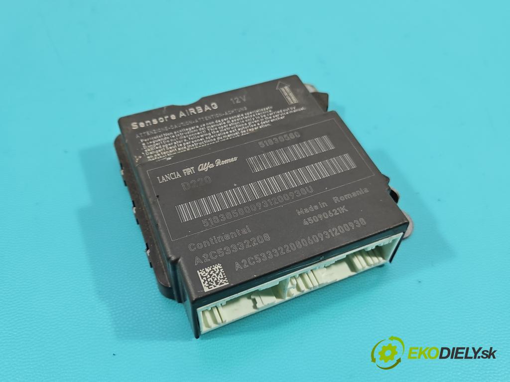 Fiat Punto Grande 1.4 8V 77 HP manual 57 kW 1368 cm3 5- riadiaca jednotka vankúše: 51838580