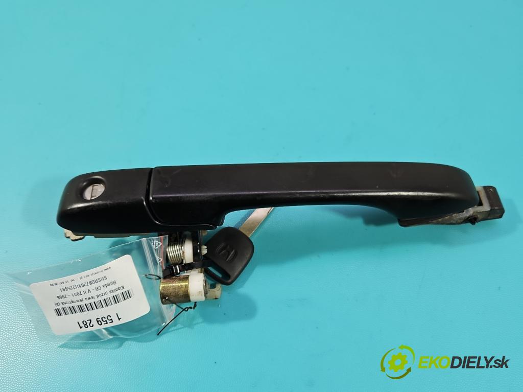 Honda CR-V II 2001-2006 2.0 16V 150 hp manual 110 kW 1998 cm3 5- klika přední levé  (Vnější přední levá klika dveří)