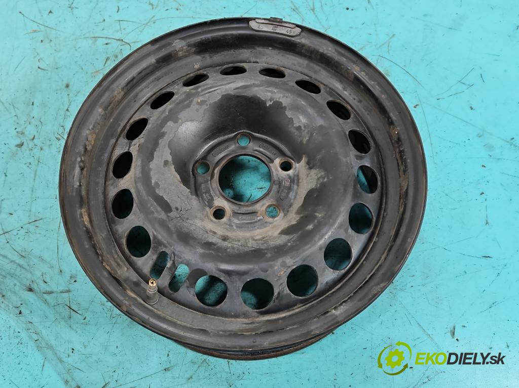 Opel Meriva B 2010-2017 1.4 16V 101 HP manual 74 kW 1398 cm3 5- Disk oceľový 15"