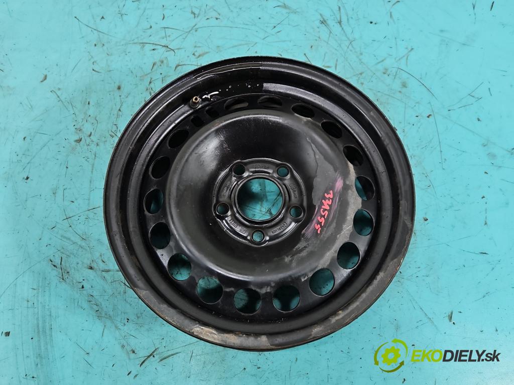 Opel Meriva B 2010-2017 1.4 16V 101 HP manual 74 kW 1398 cm3 5- Disk oceľový 15"