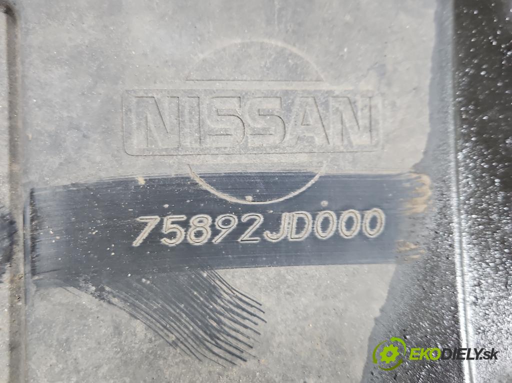 Nissan Qashqai I J10 2006-2013 1.6 16V 114 HP manual 84 kW 1598 cm3 5- kryt motora dolní: 75892-JD000