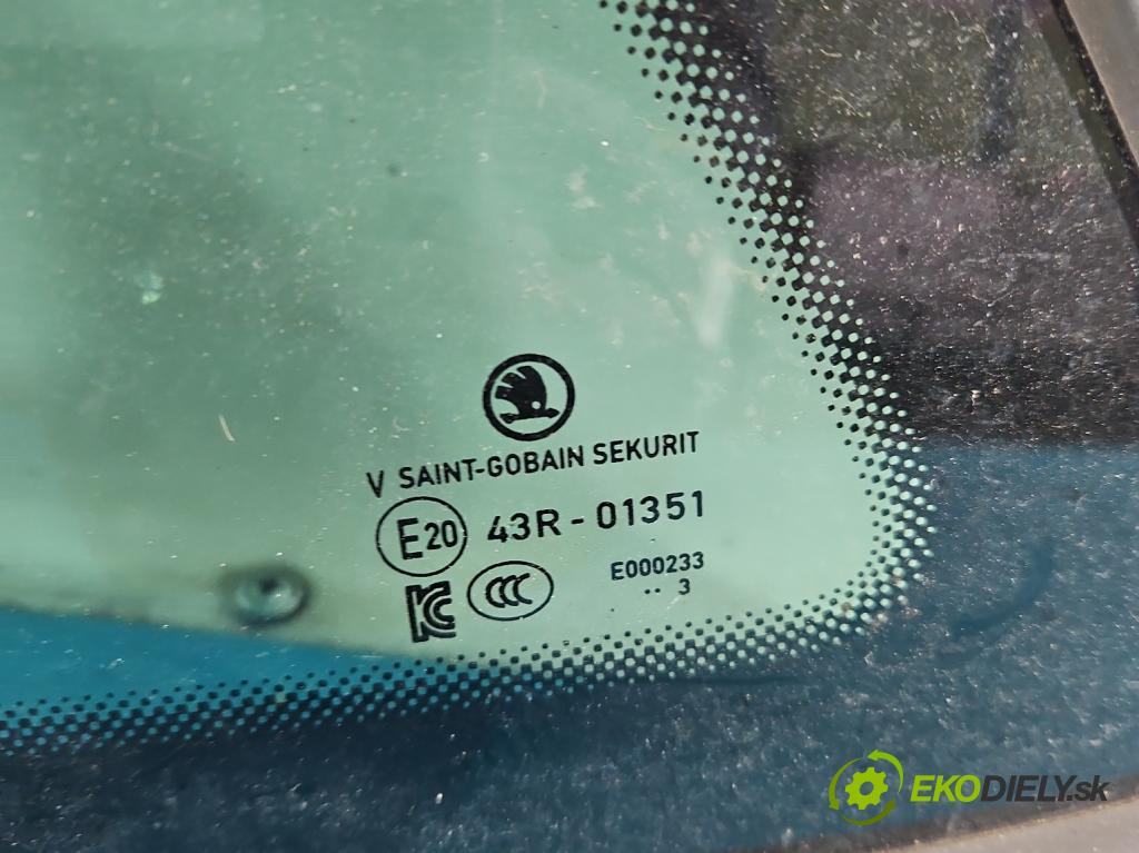 Skoda Scala 2019- 1.5 TSI 150 HP manual 110 kW 1498 cm3 5- sklo zadné ľavé