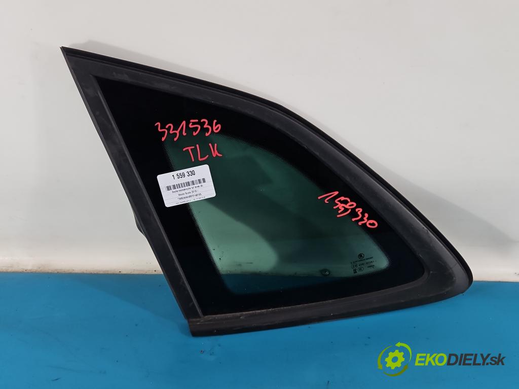 Skoda Scala 2019- 1.5 TSI 150 HP manual 110 kW 1498 cm3 5- sklo zadné ľavé 