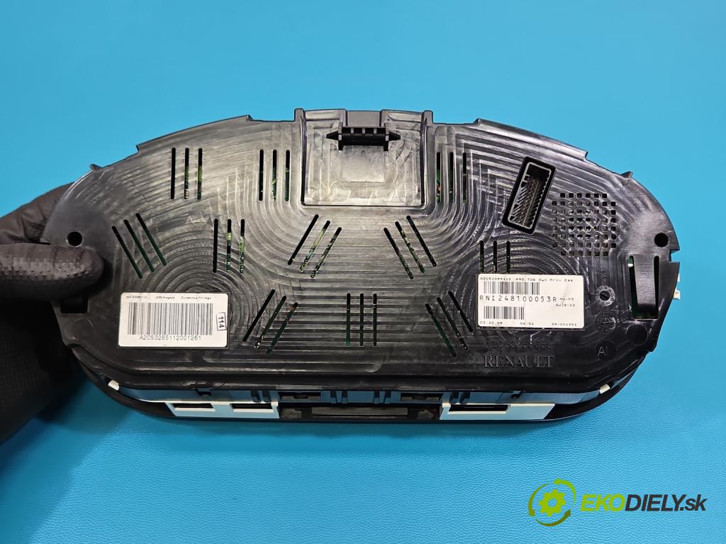 Renault Megane III 2008-2016 1.6 16V 110 hp manual 81 kW 1598 cm3 5- Přístrojová deska 248100053R (Přístrojová deska)