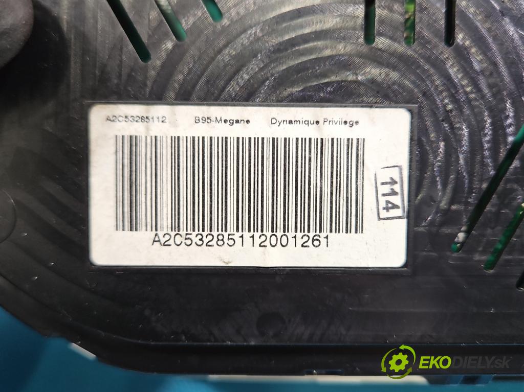 Renault Megane III 2008-2016 1.6 16V 110 hp manual 81 kW 1598 cm3 5- Přístrojová deska 248100053R (Přístrojová deska)