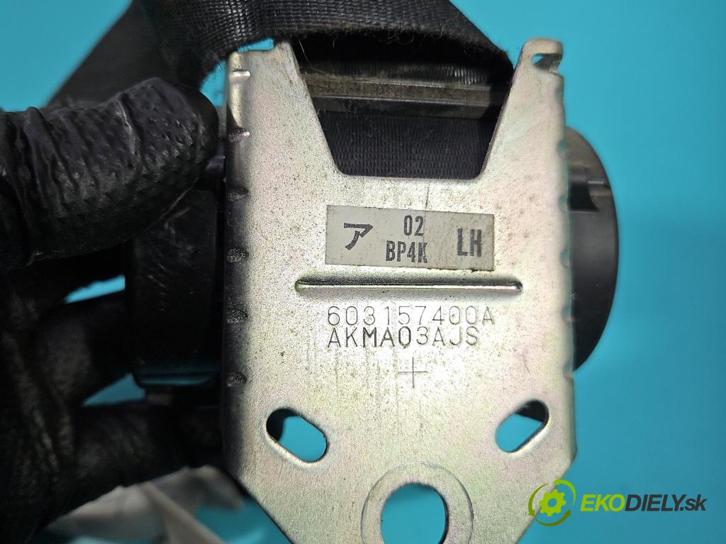 Mazda 3 I BK 2003-2009 1.6 citd 109 HP manual 80 kW 1560 cm3 5- pas bezpečnosť: predné ľavý 603157100