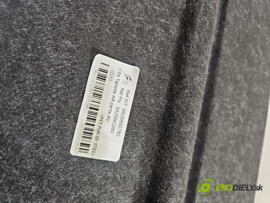 Citroen C5 Aircross 17-25 1.2 T 131 HP manual 96 kW 1199 cm3 5- zadná 9826860780 (Pláto kufra)