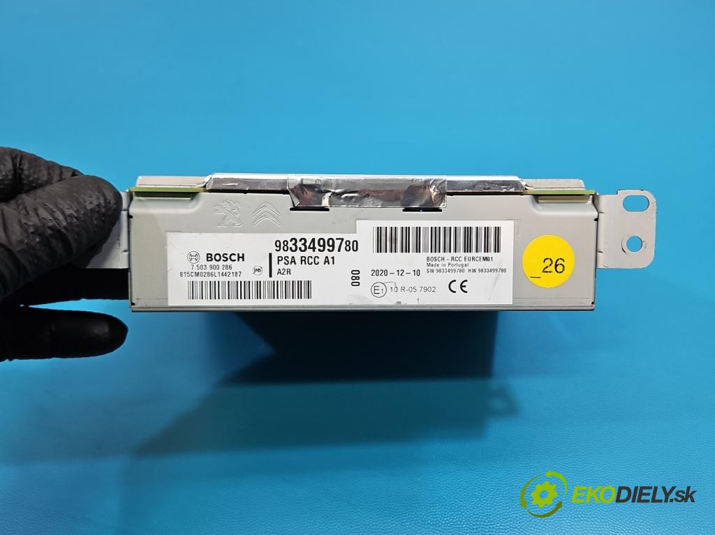 Citroen C5 Aircross 17-25 1.2 T 131 HP manual 96 kW 1199 cm3 5- Navigácia: čítačka 9833499780