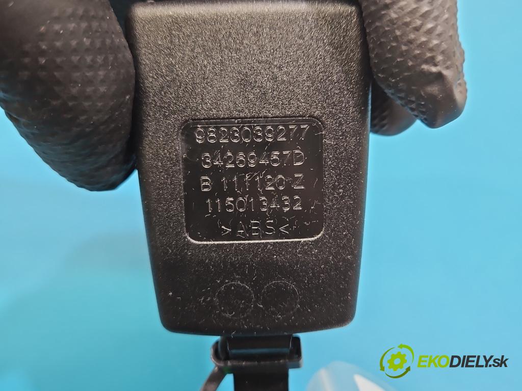 Citroen C5 Aircross 17-25 1.2 T 131 HP manual 96 kW 1199 cm3 5- pas bezpečnosť: zadné stredný 9823039277