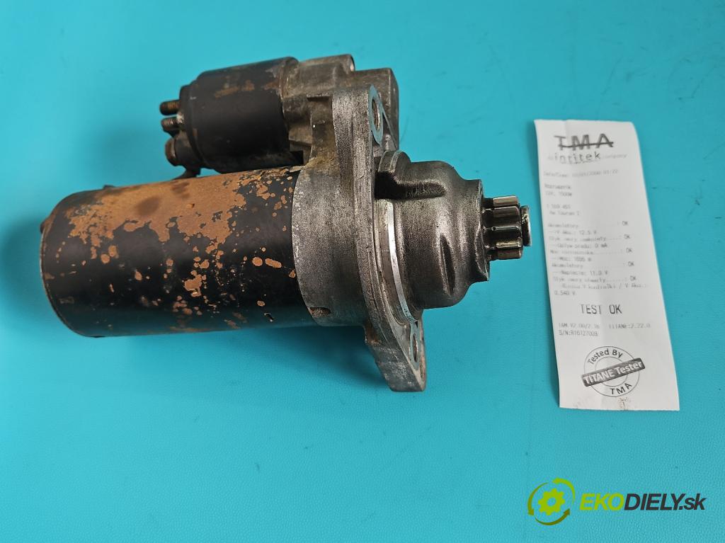 Vw Touran I 2003-2015 1.9 tdi 101 hp manual 74 kW 1896 cm3 5- startér:  (Startér)