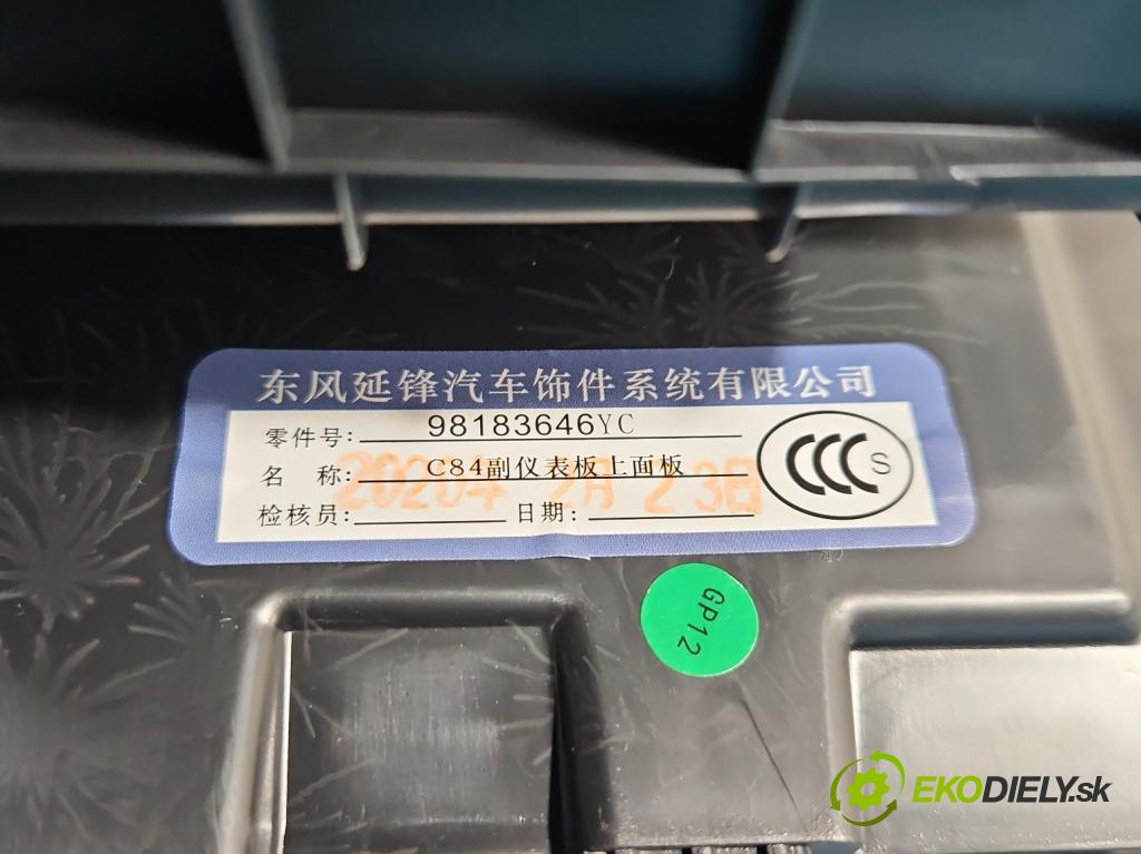 Citroen C5 Aircross 17-25 1.2 T 131 HP manual 96 kW 1199 cm3 5- operadlo 9822584780 (Lakťová opierka)