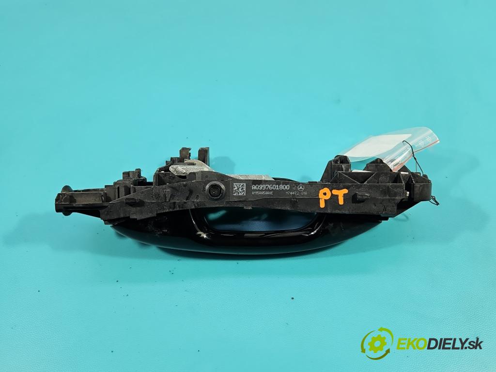 Mercedes E W213 2016-2023 2.0 CDI 194KM: automatic 143 kW 1950 cm3 4- rukoväť zadné pravé mimo: A0997601800 (Kľučka dverí ostatné)