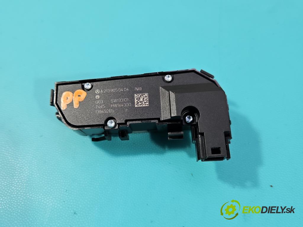 Mercedes E W213 2016-2023 2.0 CDI 194KM: automatic 143 kW 1950 cm3 4- prepínač ostatné A2139050404