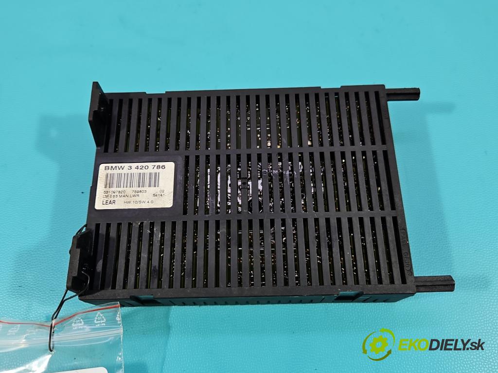 Bmw X3 E83 2003-2010 2.0d 150 HP manual 110 kW 1995 cm3 5- riadiaca jednotka ostatné 3420786