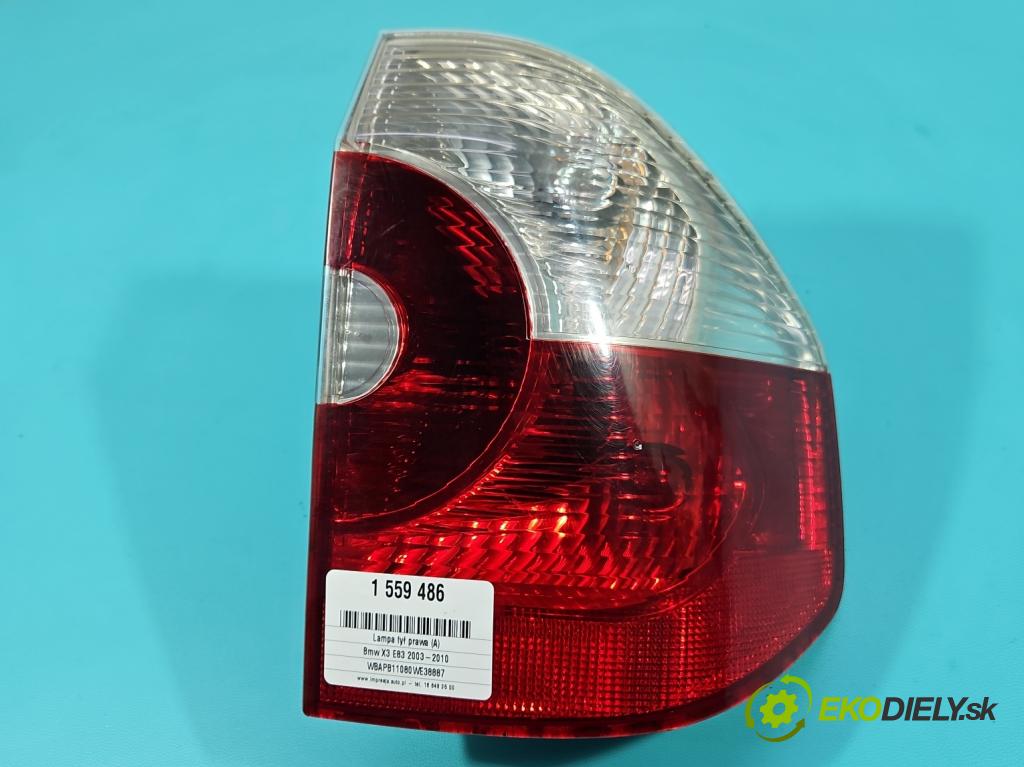 Bmw X3 E83 2003-2010 2.0d 150 hp manual 110 kW 1995 cm3 5- světlo zadní pravé 6990170 (Klika dveří ostatní)