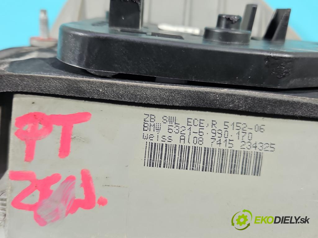 Bmw X3 E83 2003-2010 2.0d 150 HP manual 110 kW 1995 cm3 5- svetlo / reflektor zadné pravé 6990170 (Kľučka dverí ostatné)