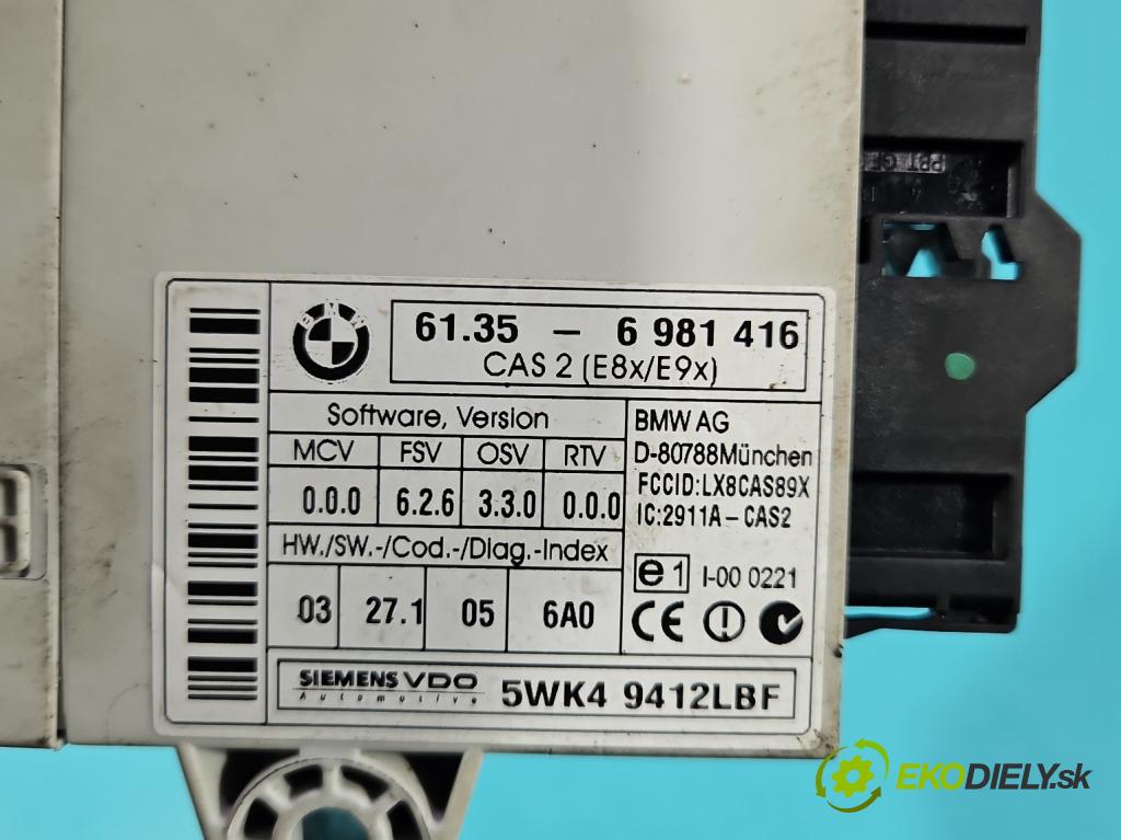 Bmw 1 E87 2004-2011 2.0d 150 HP manual 110 kW 1995 cm3 5- riadiaca jednotka motora 0281012754