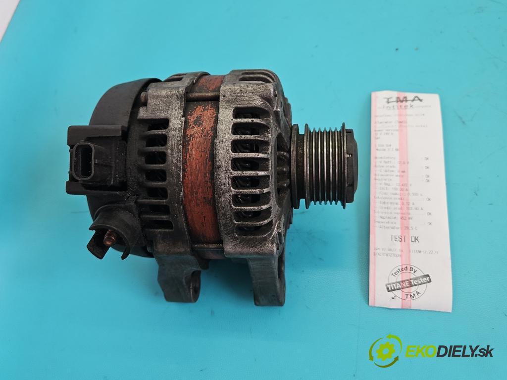 Mazda 3 I BK 2003-2009 1.6 citd 109 hp manual 80 kW 1560 cm3 5- Alternator  (Alternátor)