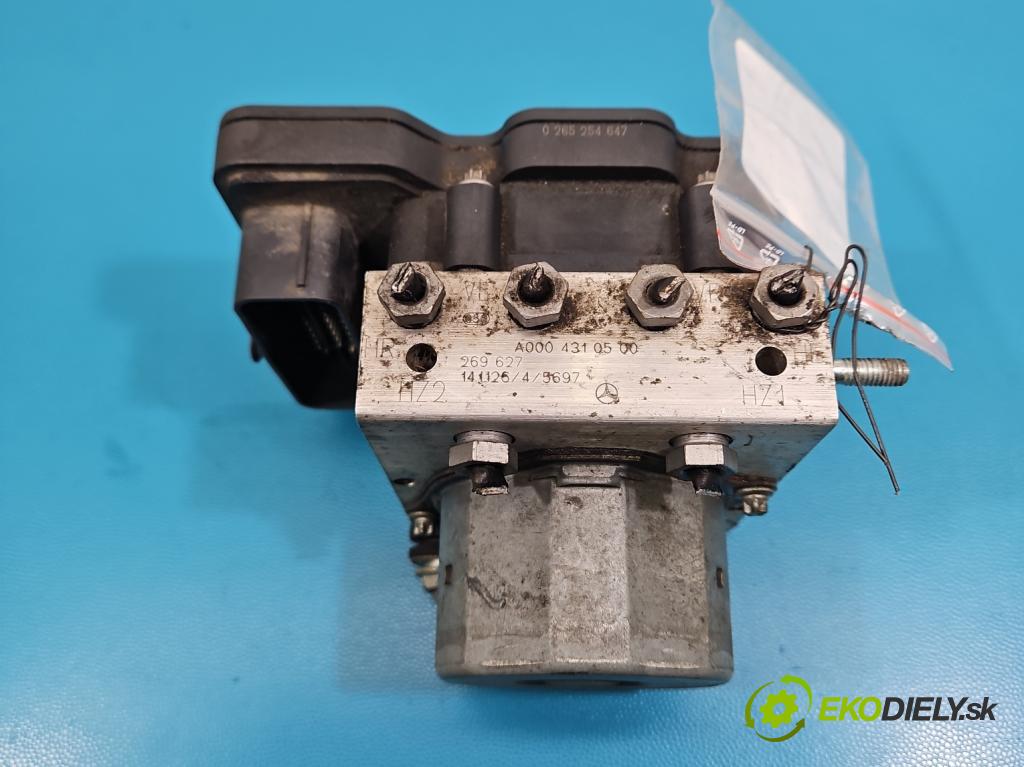 Mercedes B W246  2011-2018 2.1 cdi 136 HP automatic 100 kW 2143 cm3 5- čerpadlo abs 0265956006 (Pumpa ABS)
