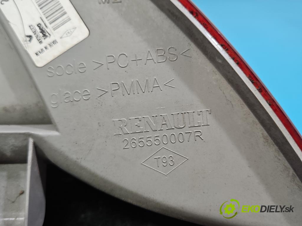 Renault Megane III 2008-2016 1.6 16V 110 hp manual 81 kW 1598 cm3 5- světlo zadní levé 265550007R (Klika dveří ostatní)