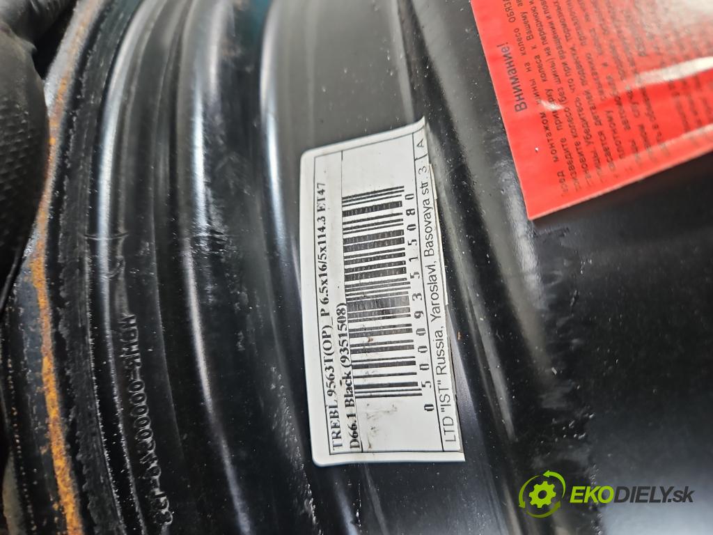 Renault Megane III 2008-2016 1.6 16V 110 hp manual 81 kW 1598 cm3 5- Felga ocelový 16"