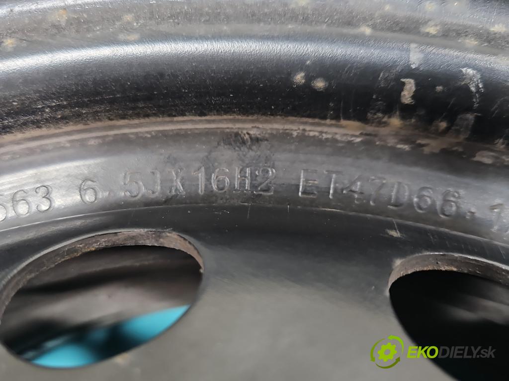 Renault Megane III 2008-2016 1.6 16V 110 HP manual 81 kW 1598 cm3 5- Disk oceľový 16"