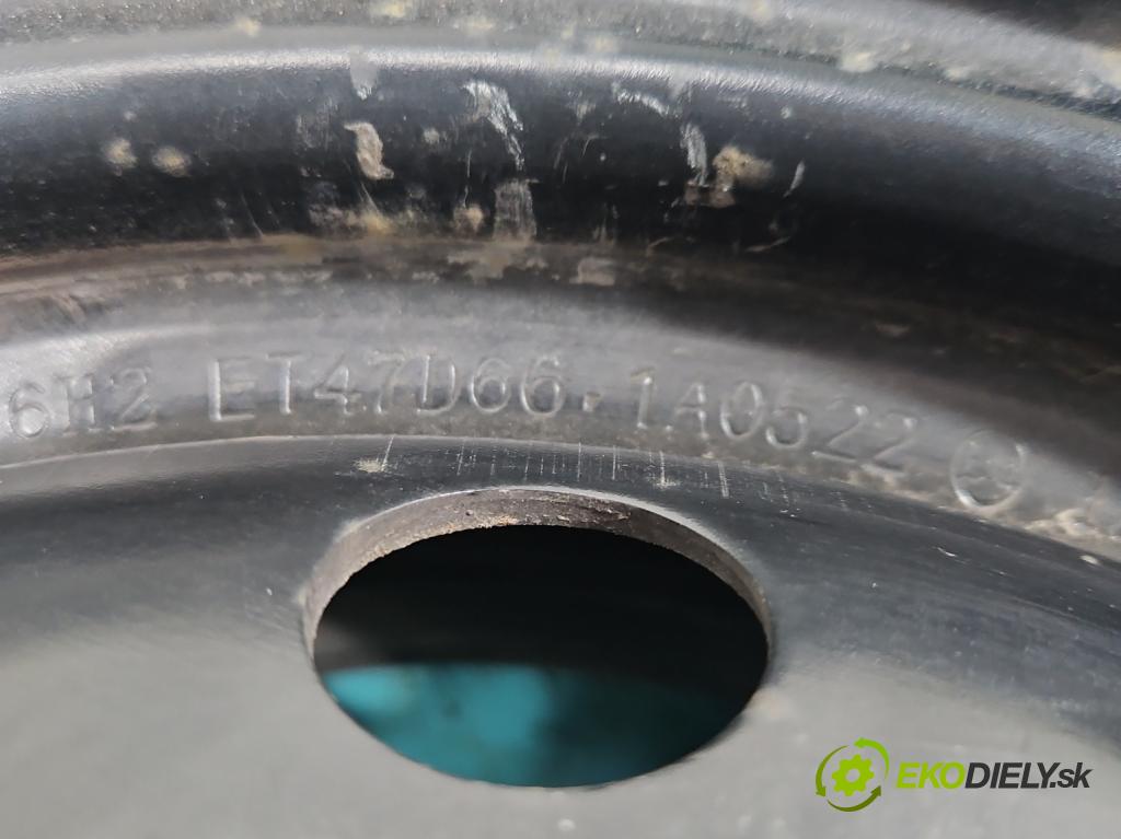 Renault Megane III 2008-2016 1.6 16V 110 HP manual 81 kW 1598 cm3 5- Disk oceľový 16"