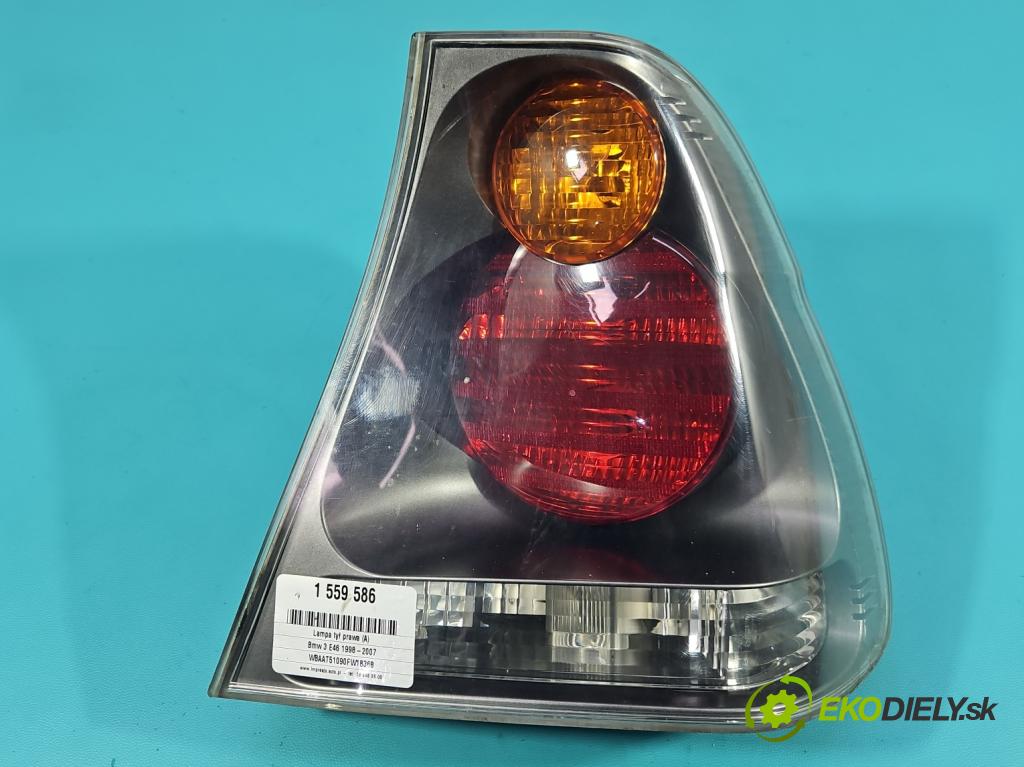 Bmw 3 E46 1998-2007 1.8 16V 116 hp manual 85 kW 1796 cm3 3- světlo zadní pravé 6920238 (Klika dveří ostatní)