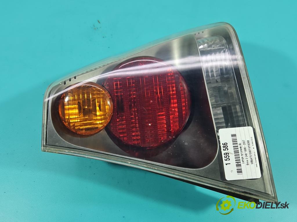 Bmw 3 E46 1998-2007 1.8 16V 116 HP manual 85 kW 1796 cm3 3- svetlo / reflektor zadné pravé 6920238 (Kľučka dverí ostatné)