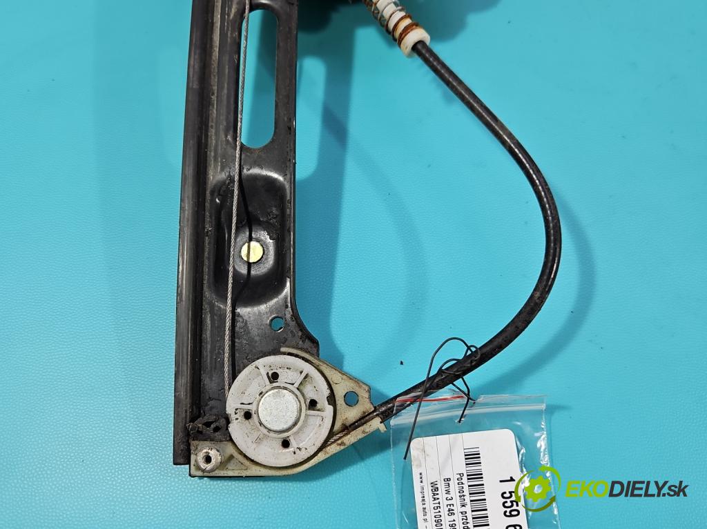 Bmw 3 E46 1998-2007 1.8 16V 116 HP manual 85 kW 1796 cm3 3- mechanizmus okna predné ľavý 8251349