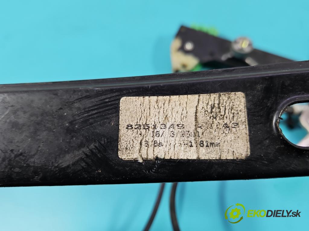 Bmw 3 E46 1998-2007 1.8 16V 116 HP manual 85 kW 1796 cm3 3- mechanizmus okna predné ľavý 8251349