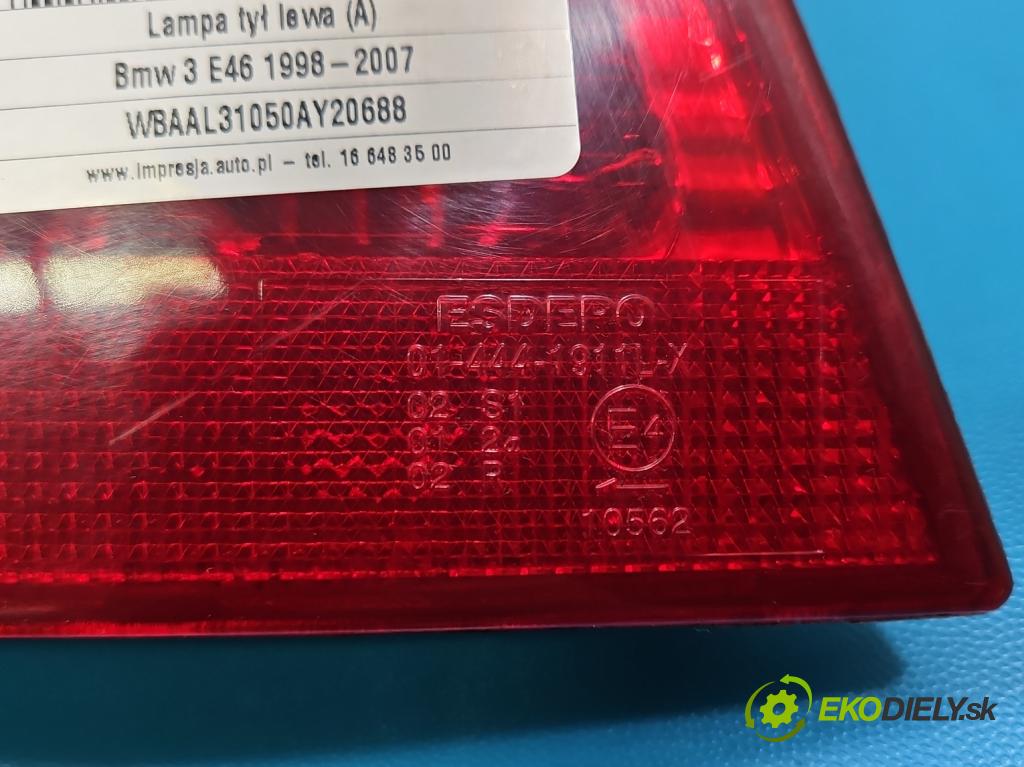 Bmw 3 E46 1998-2007 1.9 8V 118 HP manual 87 kW 1895 cm3 4- svetlo / reflektor zadné ľavé  (Kľučka dverí ostatné)