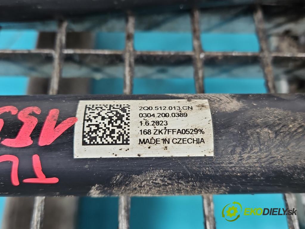 Skoda Scala 2019- 1.5 TSI 150 HP manual 110 kW 1498 cm3 5- tlmič zadné komplet 2Q0512013CN