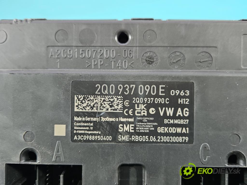 Skoda Scala 2019- 1.5 TSI 150 HP manual 110 kW 1498 cm3 5- riadiaca jednotka komfortu 2Q0937090E