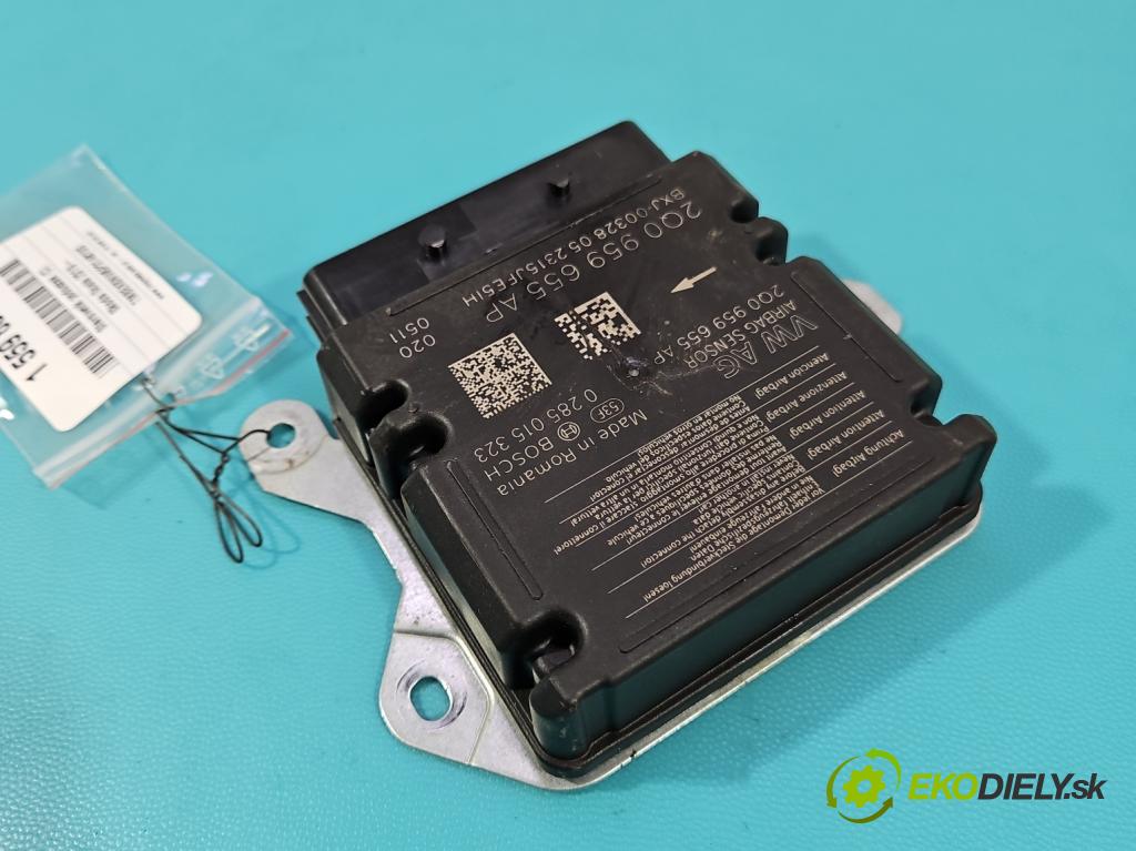 Skoda Scala 2019- 1.5 TSI 150 HP manual 110 kW 1498 cm3 5- riadiaca jednotka vankúše: 2Q0959655AP