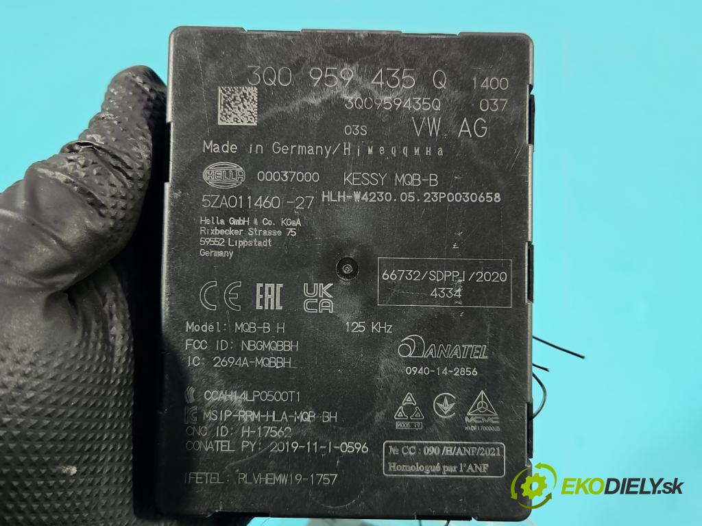 Skoda Scala 2019- 1.5 TSI 150 HP manual 110 kW 1498 cm3 5- riadiaca jednotka ostatné 3Q0959435Q